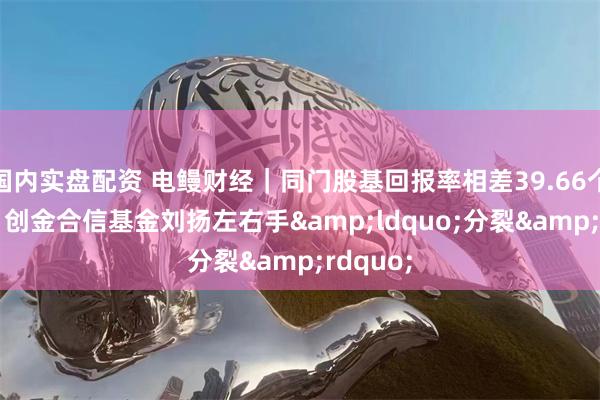 国内实盘配资 电鳗财经｜同门股基回报率相差39.66个百分点  创金合信基金刘扬左右手&ldquo;分裂&rdquo;