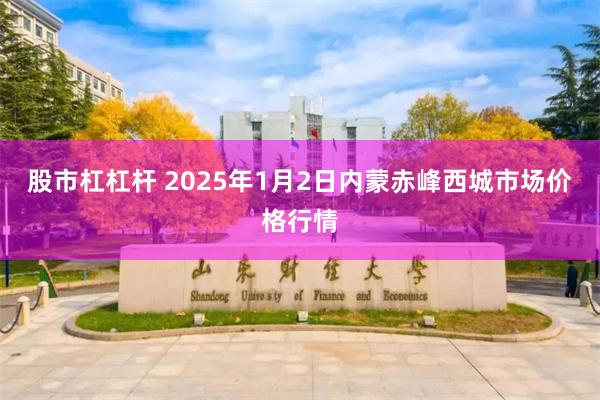 股市杠杠杆 2025年1月2日内蒙赤峰西城市场价格行情