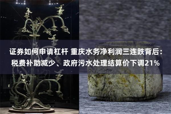 证券如何申请杠杆 重庆水务净利润三连跌背后：税费补助减少、政府污水处理结算价下调21%