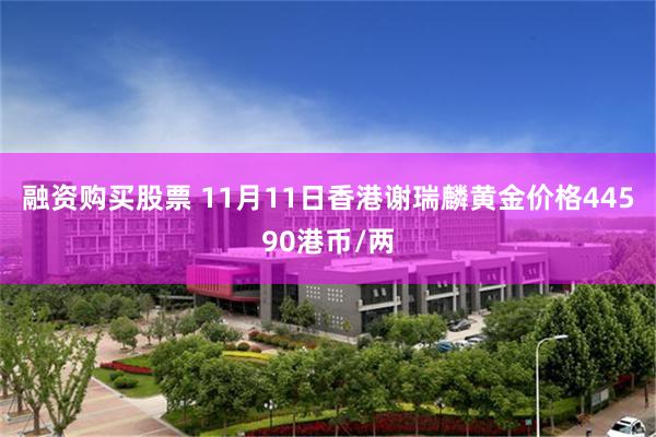 融资购买股票 11月11日香港谢瑞麟黄金价格44590港币/两