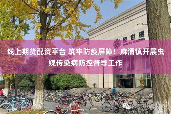线上期货配资平台 筑牢防疫屏障！麻涌镇开展虫媒传染病防控督导工作