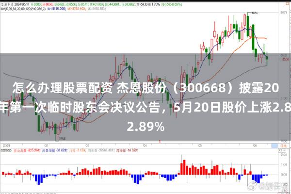 怎么办理股票配资 杰恩股份（300668）披露2026年第一次临时股东会决议公告，5月20日股价上涨2.89%