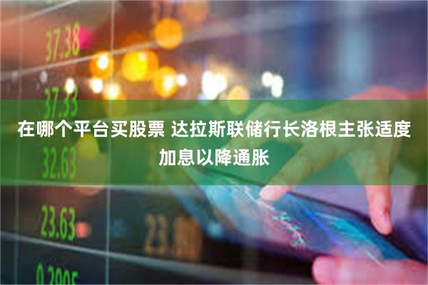 在哪个平台买股票 达拉斯联储行长洛根主张适度加息以降通胀