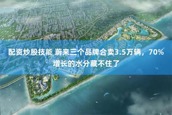 配资炒股技能 蔚来三个品牌合卖3.5万辆，70%增长的水分藏不住了