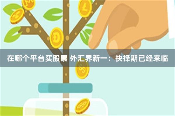 在哪个平台买股票 外汇界新一：抉择期已经来临