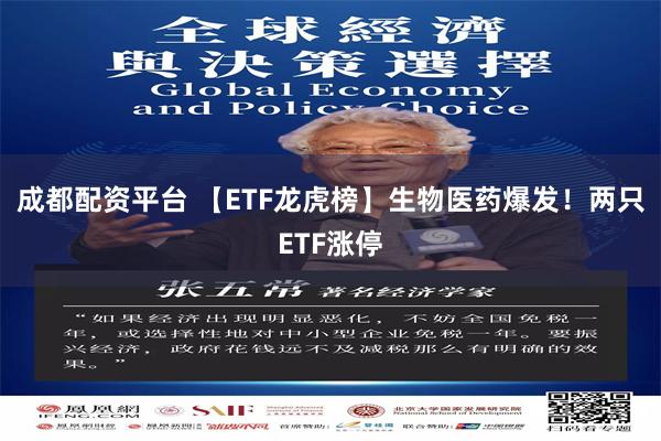 成都配资平台 【ETF龙虎榜】生物医药爆发！两只ETF涨停