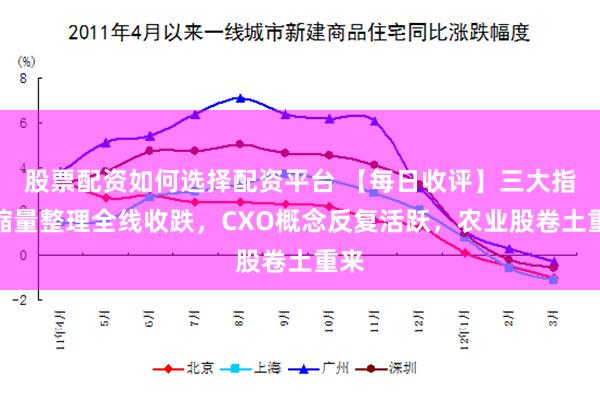 股票配资如何选择配资平台 【每日收评】三大指数缩量整理全线收跌,CXO概念反复活跃,农业股卷土重来
