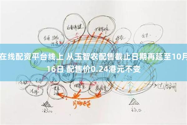 在线配资平台线上 从玉智农配售截止日期再延至10月16日 配售价0.24港元不变