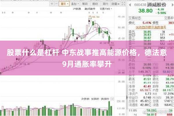 股票什么是杠杆 中东战事推高能源价格，德法意9月通胀率攀升