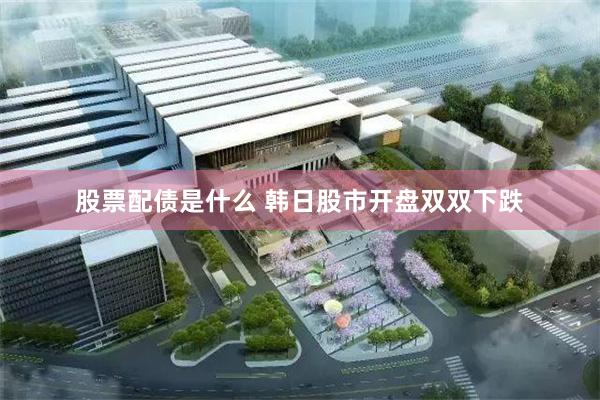 股票配债是什么 韩日股市开盘双双下跌